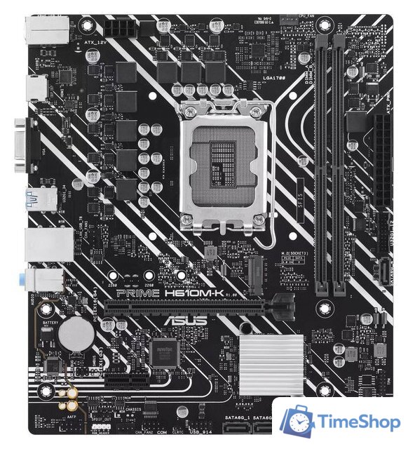 Материнская плата ASUS Prime H610M-K - Изображение №1 — Интернет-магазин Time-Shop