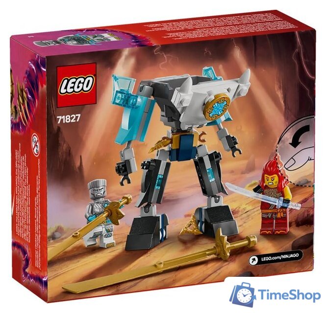 Конструктор LEGO Ninjago 71827 Боевой робот Зейна в броне - Изображение №2 — Интернет-магазин Time-Shop