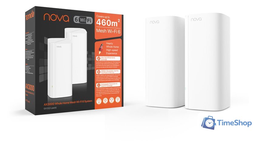 Wi-Fi система Tenda Nova EX12 (2 устройства) - Изображение №4 — Интернет-магазин Time-Shop