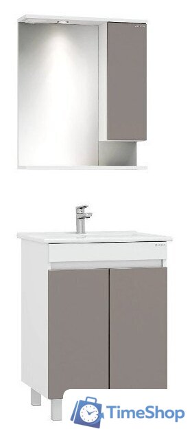  Onika Тумба под умывальник Марви 60 106152 (мокка) - Изображение №5 — Интернет-магазин Time-Shop