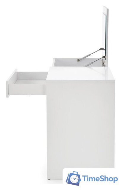 Туалетный столик с зеркалом Halmar Megan (белый) - Изображение №5 — Интернет-магазин Time-Shop