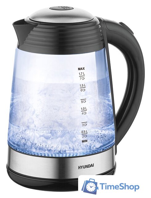 Электрический чайник Hyundai HYK-G3803 - Изображение №1 — Интернет-магазин Time-Shop