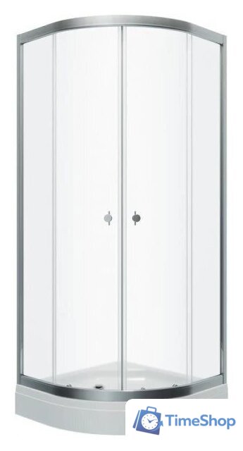 Душевой уголок Triton Альфа-Хром 80х80 (с поддоном) - Изображение №1 — Интернет-магазин Time-Shop