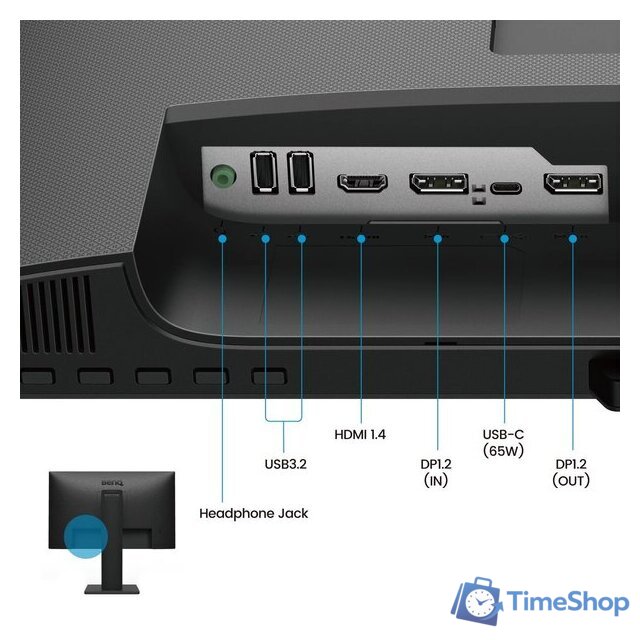 Монитор BenQ Business BL2486TC - Изображение №9 — Интернет-магазин Time-Shop