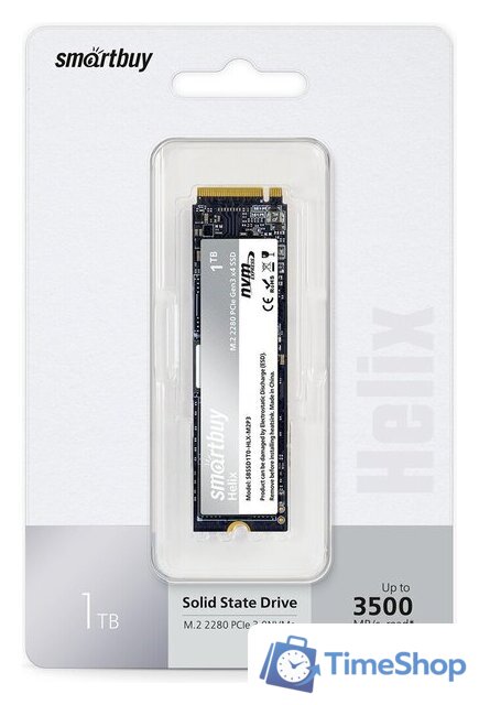 SSD SmartBuy Helix 1TB SBSSD1T0-HLX-M2P3 - Изображение №2 — Интернет-магазин Time-Shop