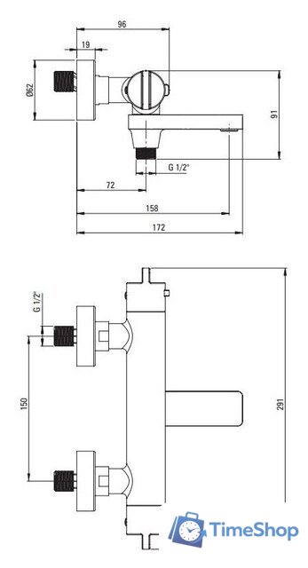 Смеситель Deante Titanium BCH D1BT - Изображение №5 — Интернет-магазин Time-Shop