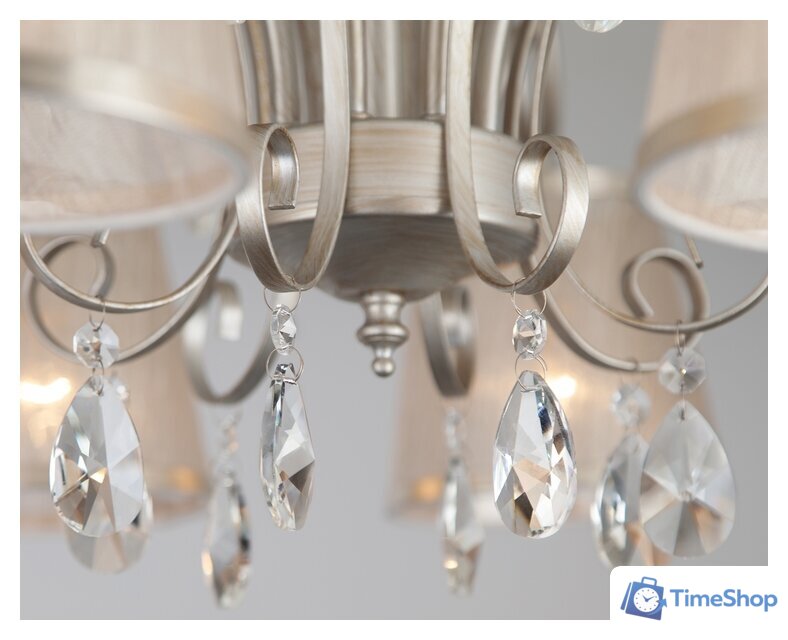 Припотолочная люстра Евросвет Liona 60065/8 (серебристый) - Изображение №7 — Интернет-магазин Time-Shop