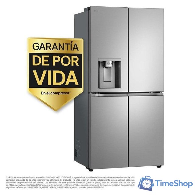 Четырёхдверный холодильник LG GML860PYFE - Изображение №2 — Интернет-магазин Time-Shop