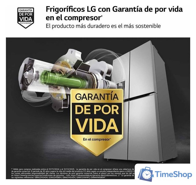 Четырёхдверный холодильник LG GML860PYFE - Изображение №3 — Интернет-магазин Time-Shop