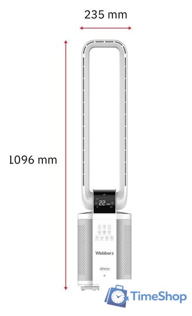 Климатический комплекс Webber WB1820 (белый) - Изображение №4 — Интернет-магазин Time-Shop