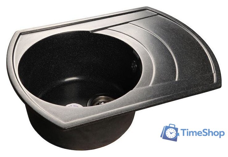 Кухонная мойка GranFest GF-R650L (черный) - Изображение №1 — Интернет-магазин Time-Shop