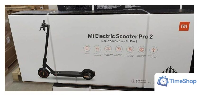 Электросамокат Xiaomi Mi Electric Scooter Pro 2 (международная версия, черный) - Изображение №6 — Интернет-магазин Time-Shop