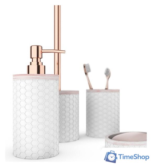 Аксессуары для ванной и туалета FORA Soft (4 предмета) - Изображение №2 — Интернет-магазин Time-Shop