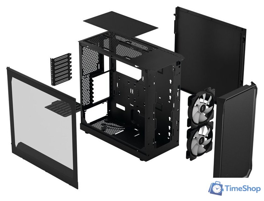 Корпус Fractal Design Focus 2 RGB Black FD-C-FOC2A-03 - Изображение №2 — Интернет-магазин Time-Shop