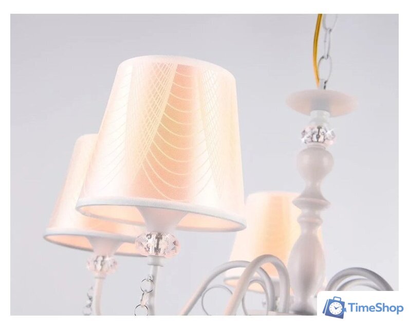 Подвесная люстра Ambrella light Traditional TR4603/5 WH (белый) - Изображение №5 — Интернет-магазин Time-Shop