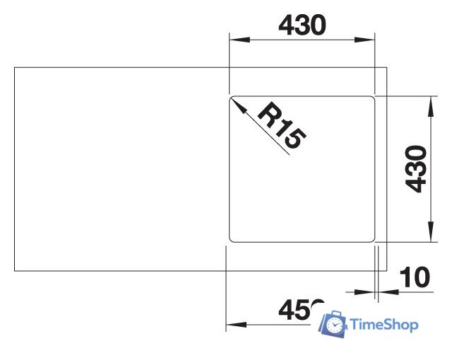Кухонная мойка Blanco Supra 400-IF - Изображение №3 — Интернет-магазин Time-Shop