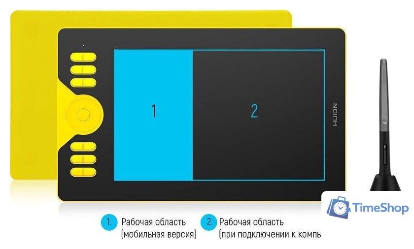 Графический планшет Huion HS610 - Изображение №4 — Интернет-магазин Time-Shop