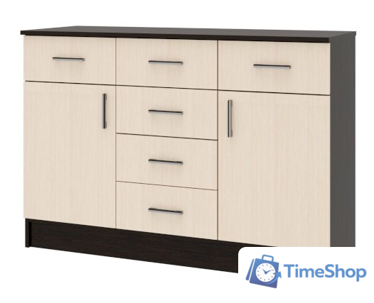 Комод Памир София 1200 2Д (венге-дуб белфорт) - Изображение №3 — Интернет-магазин Time-Shop