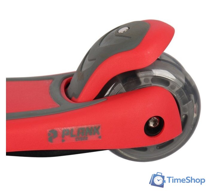 Трехколесный самокат Plank Cyber (красный) - Изображение №7 — Интернет-магазин Time-Shop