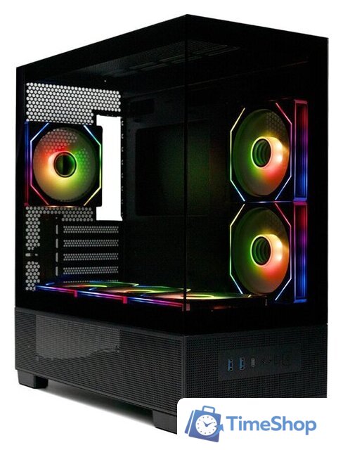 Корпус XASTRA Q500M 3ARGB-C10 (черный) - Изображение №5 — Интернет-магазин Time-Shop