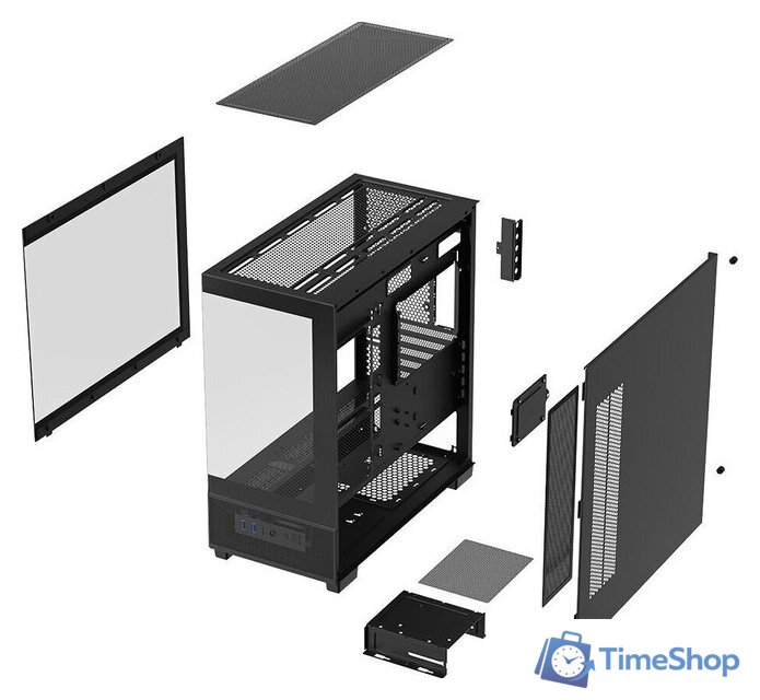Корпус XASTRA Q500M 3ARGB-C10 (черный) - Изображение №13 — Интернет-магазин Time-Shop