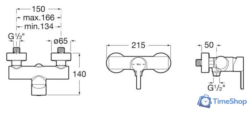 Смеситель Roca Naia A5A2196RG0 - Изображение №2 — Интернет-магазин Time-Shop