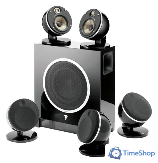 Комплект акустики Focal Dome Flax 5.1 (черный) - Изображение №1 — Интернет-магазин Time-Shop