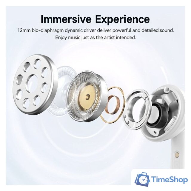 Наушники QCY MeloBuds N50 (белый) - Изображение №7 — Интернет-магазин Time-Shop