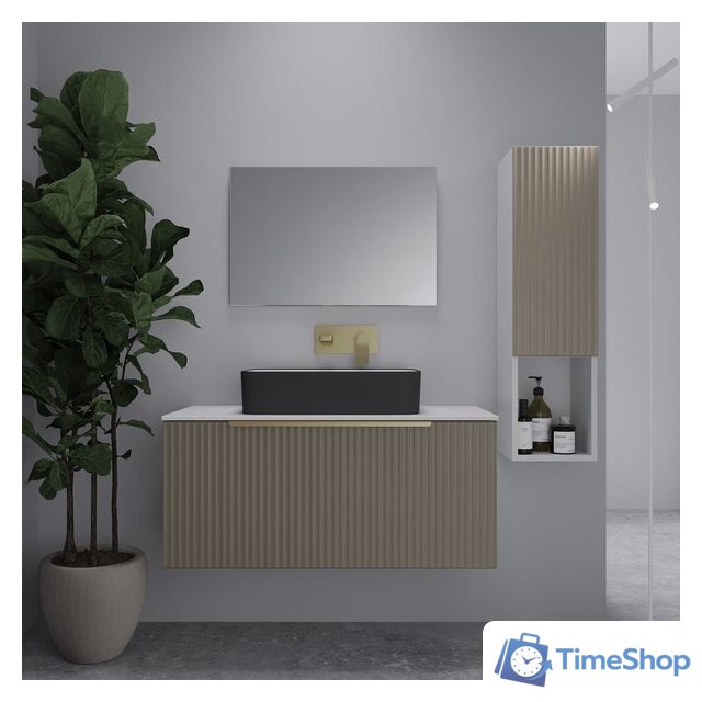  ЗОВ Тумба под умывальник Дублин 100 DU100LWMFC (флавио кашемир) - Изображение №1 — Интернет-магазин Time-Shop