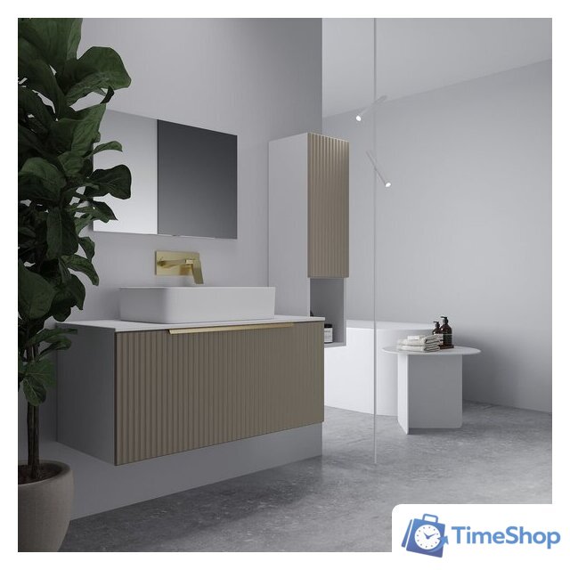  ЗОВ Тумба под умывальник Дублин 100 DU100LWMFC (флавио кашемир) - Изображение №2 — Интернет-магазин Time-Shop