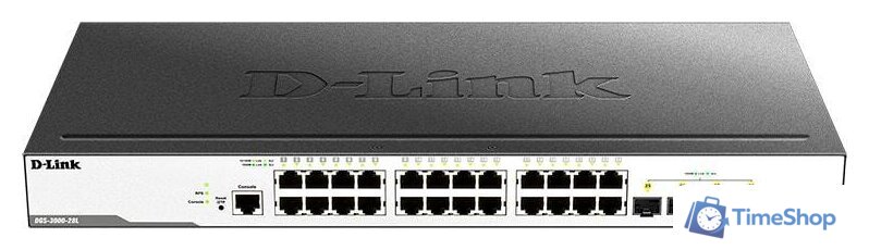 Управляемый коммутатор 2-го уровня D-Link DGS-3000-28L/B1A - Изображение №1 — Интернет-магазин Time-Shop