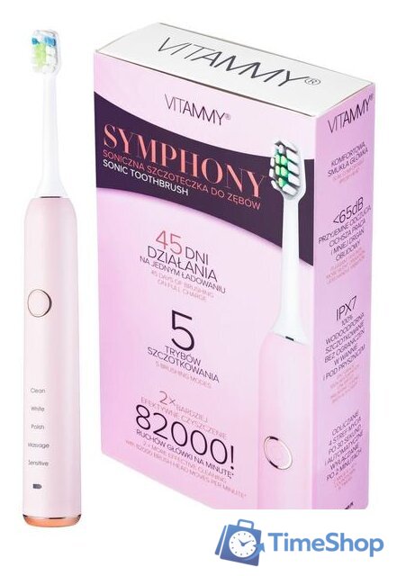 Электрическая зубная щетка Vitammy Symphony (розовый) - Изображение №1 — Интернет-магазин Time-Shop