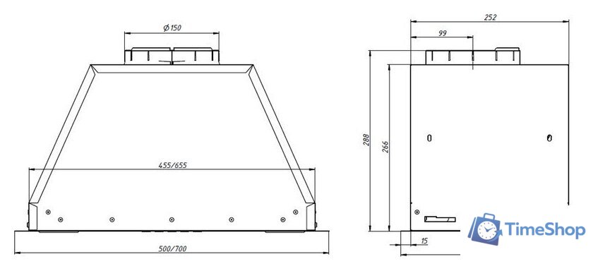 Кухонная вытяжка Franke Vera SS 52 305.0712.219 - Изображение №6 — Интернет-магазин Time-Shop