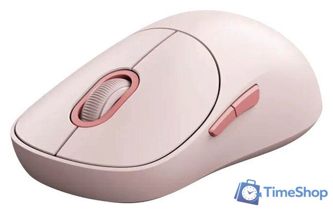 Мышь Xiaomi Wireless Mouse 3 XMWXSB03YM (розовый, международная версия) - Изображение №1 — Интернет-магазин Time-Shop