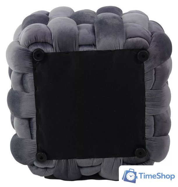 Пуфик Signal Faris Velvet (серый) - Изображение №3 — Интернет-магазин Time-Shop