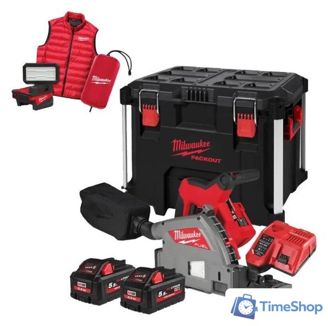 Дисковая погружная  Milwaukee M18 FPS55MC-552P 4933499456 (с 2-мя АКБ, кейс) - Изображение №1 — Интернет-магазин Time-Shop