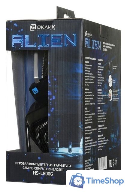 Наушники Оклик HS-L800G Alien - Изображение №11 — Интернет-магазин Time-Shop