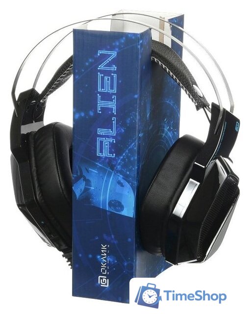 Наушники Оклик HS-L800G Alien - Изображение №8 — Интернет-магазин Time-Shop