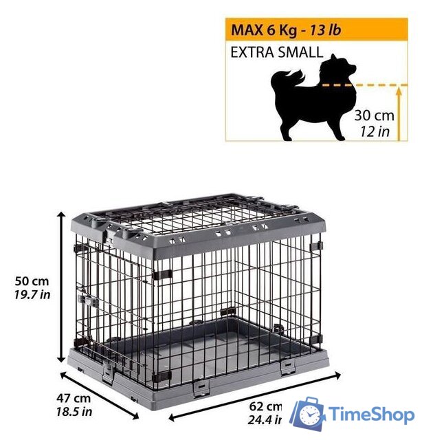 Клетка Ferplast Superior 60 73186101 - Изображение №12 — Интернет-магазин Time-Shop