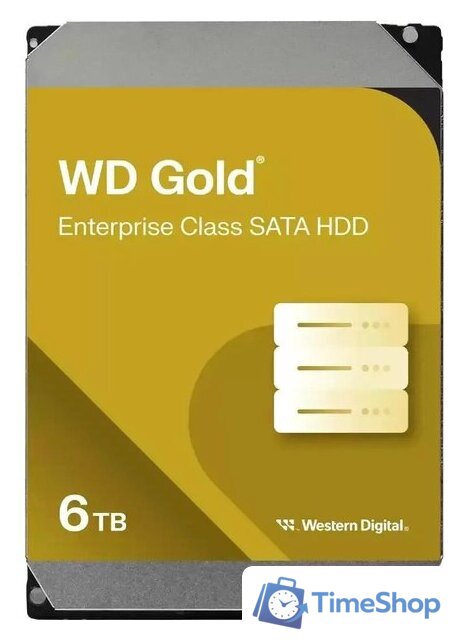 Жесткий диск WD Gold 6TB WD6004FRYZ - Изображение №1 — Интернет-магазин Time-Shop
