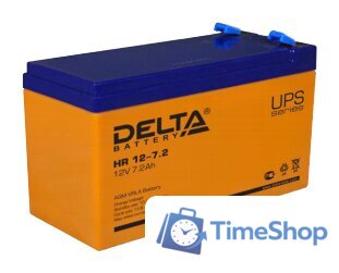 Аккумулятор для ИБП Delta HR 12-7.2 (12В/7.2 А·ч) - Изображение №1 — Интернет-магазин Time-Shop