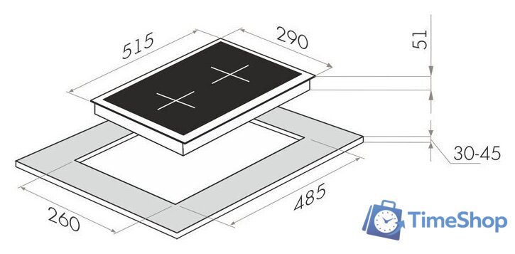 Варочная панель MAUNFELD EGHS.32.3ES/G - Изображение №14 — Интернет-магазин Time-Shop