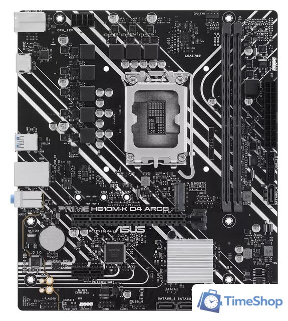 Материнская плата ASUS Prime H610M-K D4 ARGB - Изображение №1 — Интернет-магазин Time-Shop