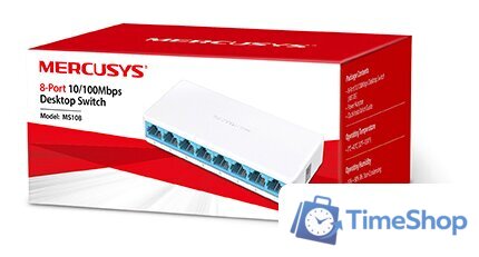 Неуправляемый коммутатор Mercusys MS108 - Изображение №2 — Интернет-магазин Time-Shop