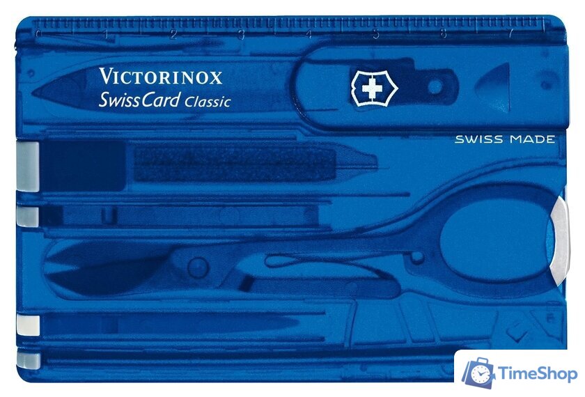 Мультитул Victorinox SwissCard Classic 0.7122.T2 - Изображение №1 — Интернет-магазин Time-Shop