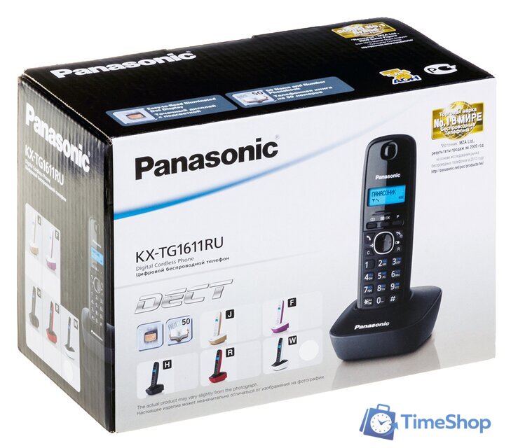 Радиотелефон Panasonic KX-TG1611RUW - Изображение №8 — Интернет-магазин Time-Shop
