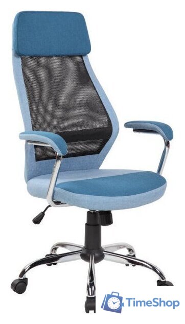 Офисное кресло Helmi Stylish HL-E41 318581 (синий/голубой) - Изображение №1 — Интернет-магазин Time-Shop