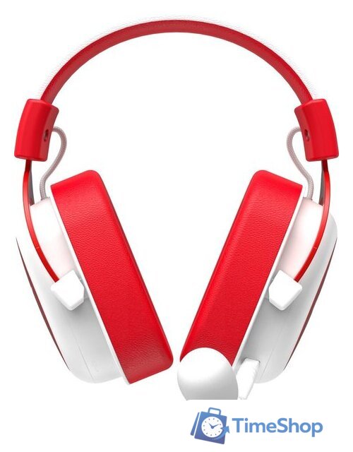 Наушники Havit Gamenote H2002d (белый/красный) - Изображение №4 — Интернет-магазин Time-Shop
