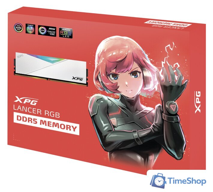 Оперативная память ADATA XPG Lancer RGB 2x32ГБ DDR5 6000МГц AX5U6000C3032G-DCLARWH - Изображение №5 — Интернет-магазин Time-Shop
