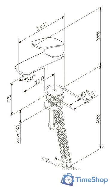 Смеситель AM.PM Like F8093016 - Изображение №2 — Интернет-магазин Time-Shop
